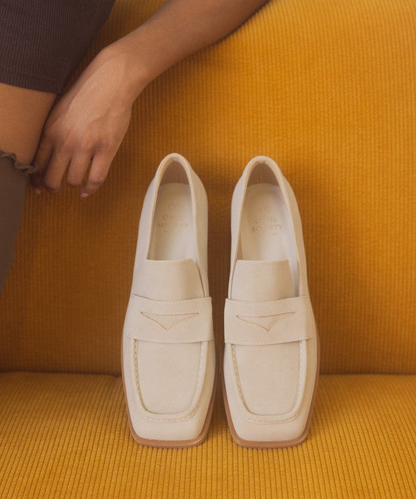 June Square Toe Penny Loafers by Oasis Society