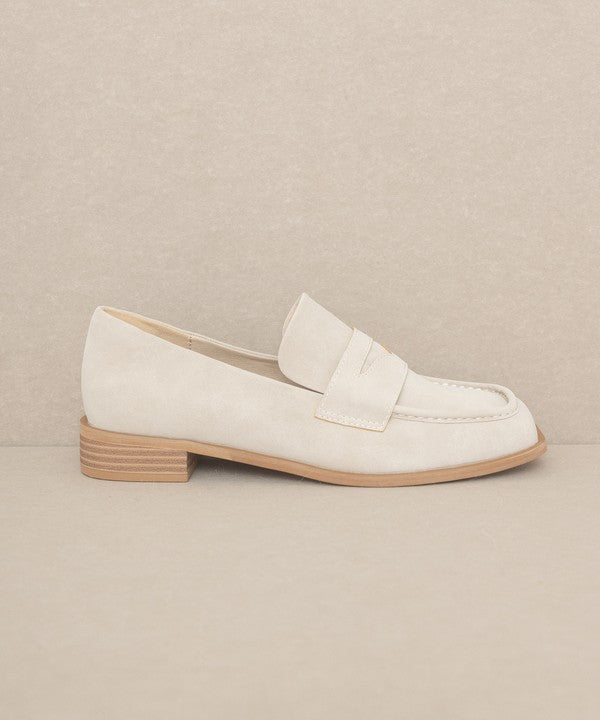 June Square Toe Penny Loafers by Oasis Society