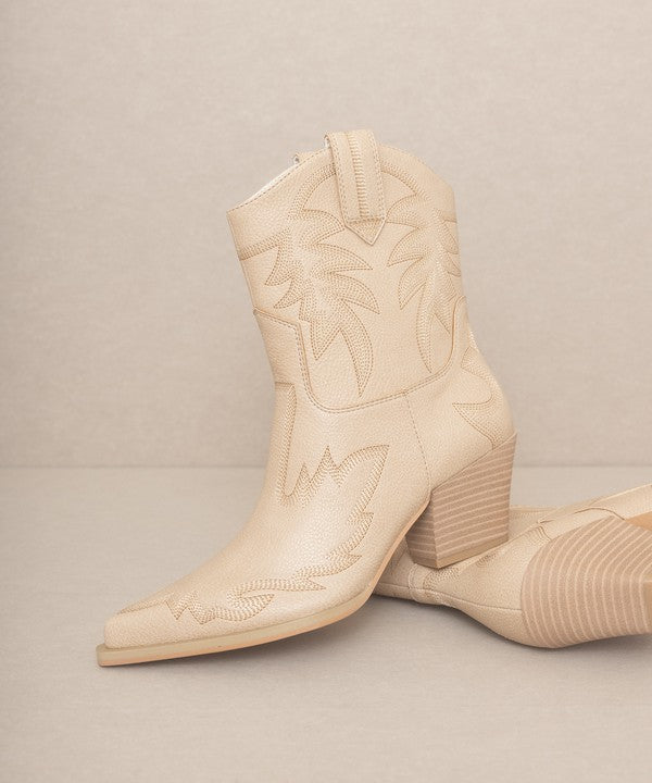 Nantes Embroidered Cowboy Boots By Oasis Society