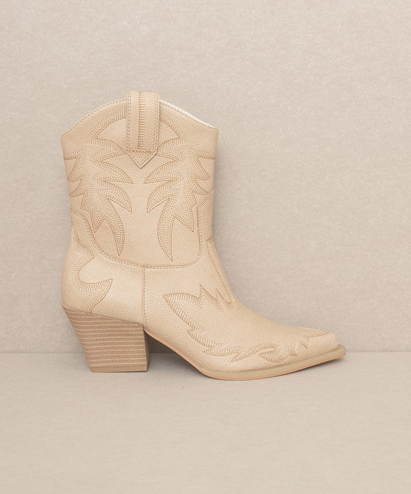 Nantes Embroidered Cowboy Boots By Oasis Society