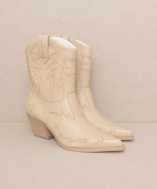 Nantes Embroidered Cowboy Boots By Oasis Society