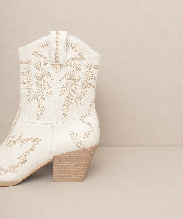 Nantes Embroidered Cowboy Boots By Oasis Society