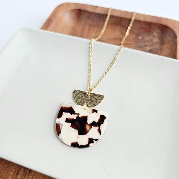 Harper Necklace - Cowhide