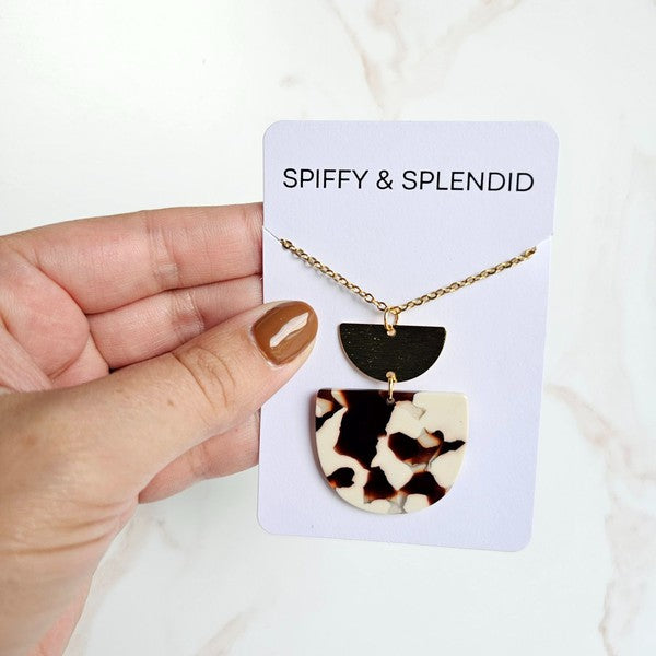 Harper Necklace - Cowhide