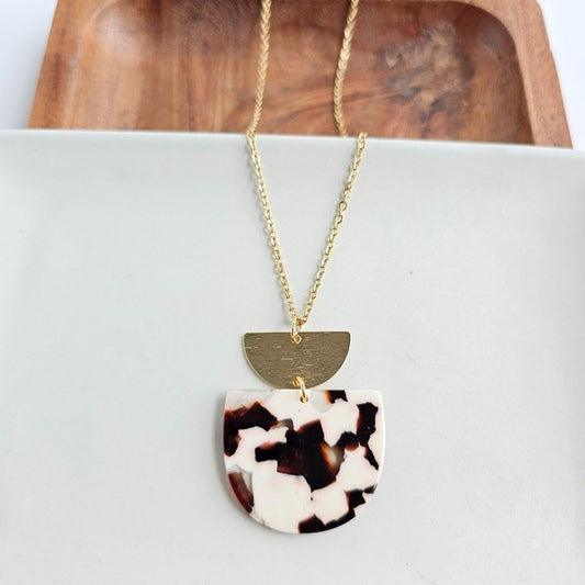 Harper Necklace - Cowhide