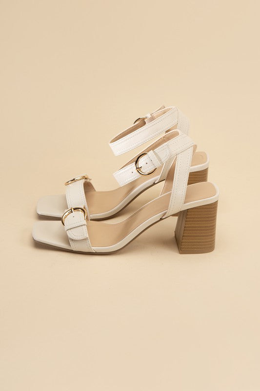 Marishka Buckle Sandal Heel