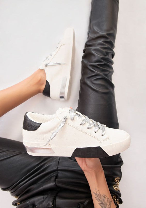 Morgan Lace Up Sneakers