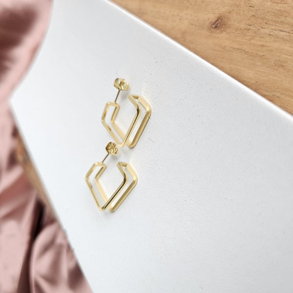 Kamora Luxe Gold Hoops