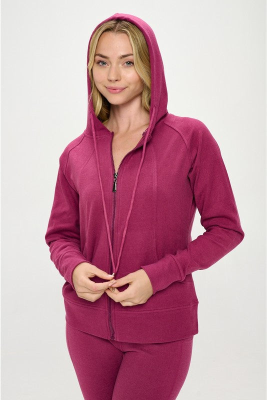 Constance Basic Casual Active Hoodie Set