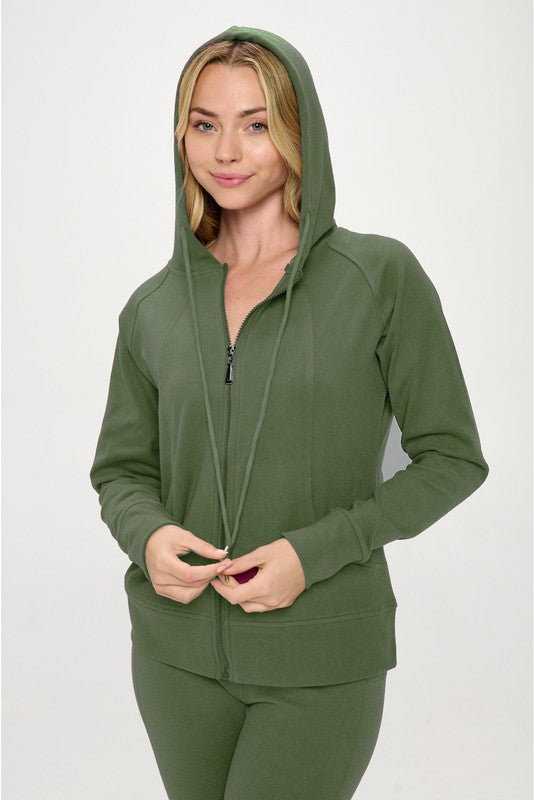 Constance Basic Casual Active Hoodie Set