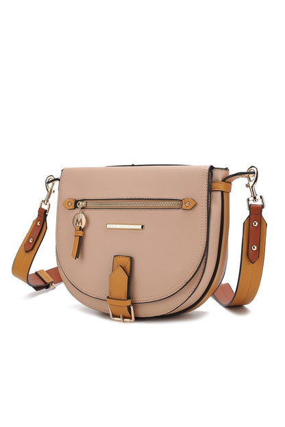 MKF Collection - Drew Color Block Shoulder Bag – Women’s Vegan Leather
