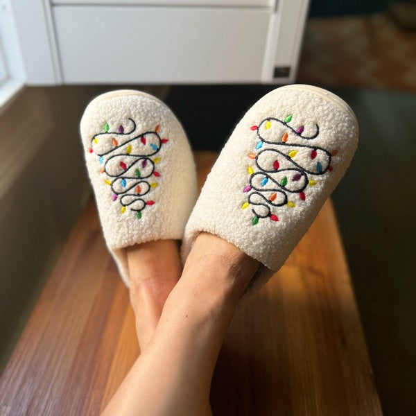 Festive Cozy Slippers