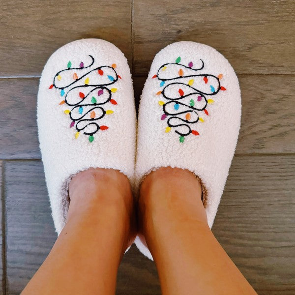 Festive Cozy Slippers