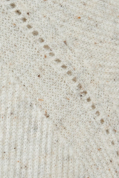 Fabric view of sweater dress.