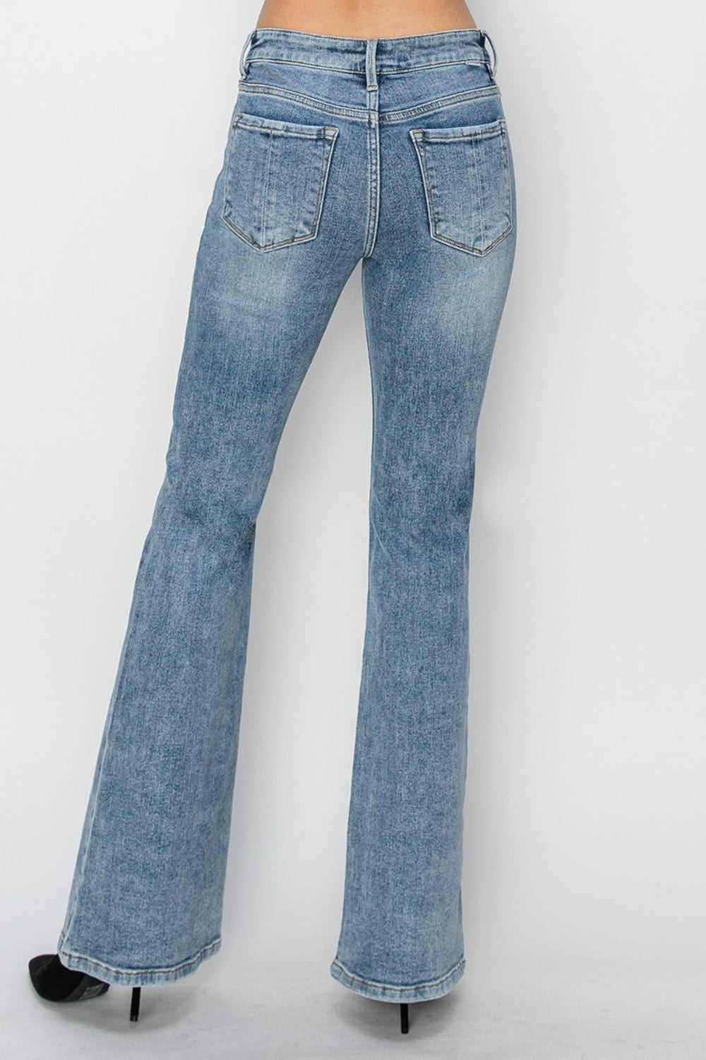 Kimber Mid Rise Bootcut Jeans By Risen