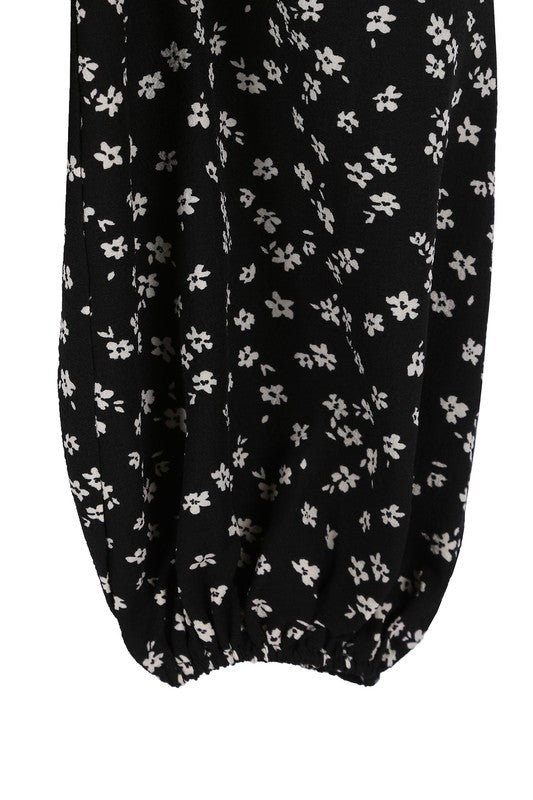 Natasha Ruched Floral Print Crop Top