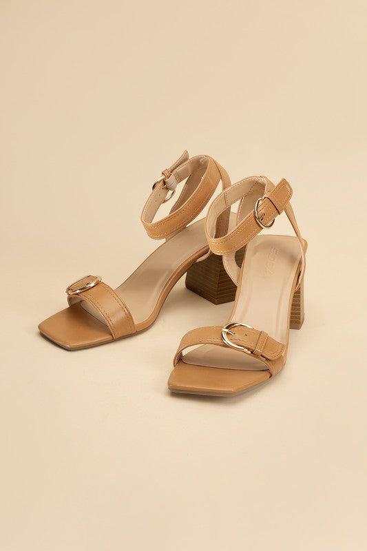 Marishka Buckle Sandal Heel