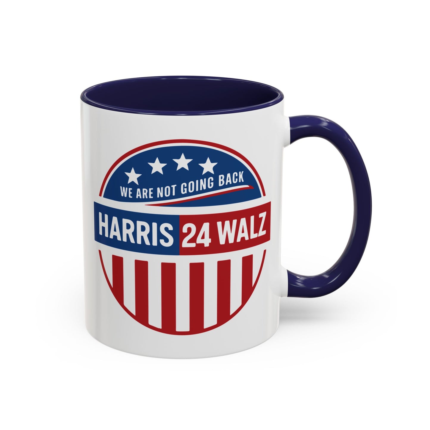 We Are Not Going Back- Harris Walz 24 Mug