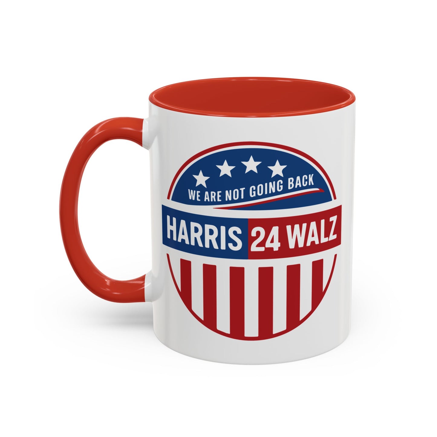 We Are Not Going Back- Harris Walz 24 Mug