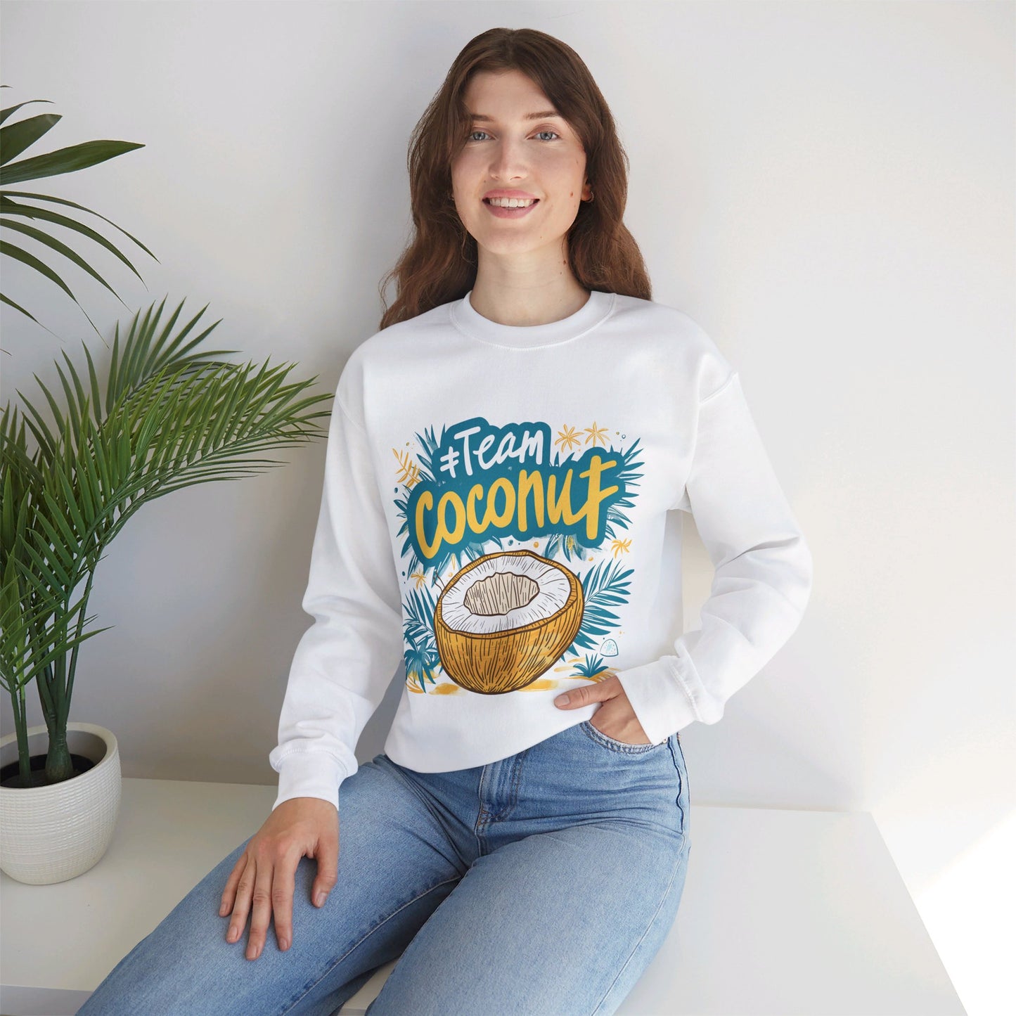 Team Coconut Unisex Crewneck Sweatshirt