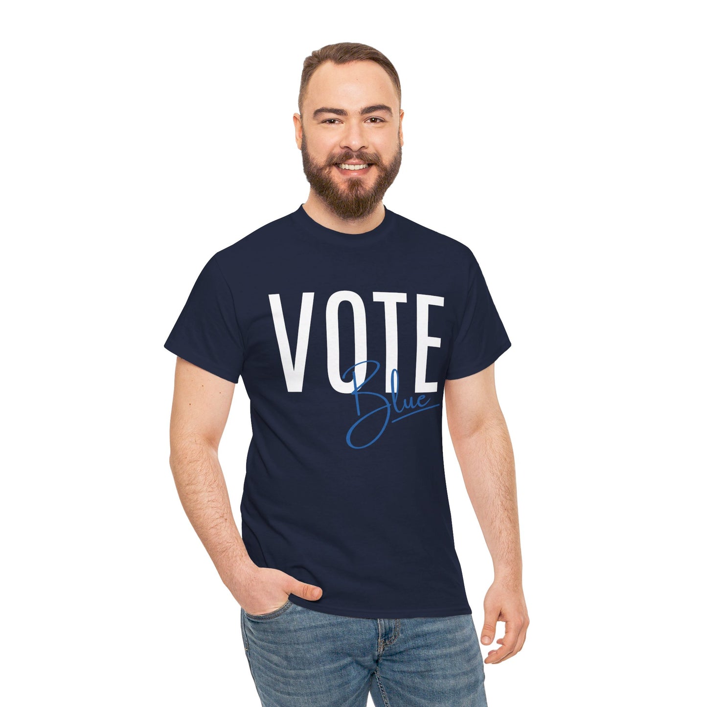 Vote Blue! Unisex Cotton Tee