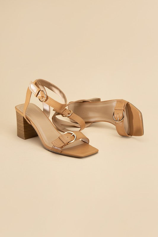 Marishka Buckle Sandal Heel