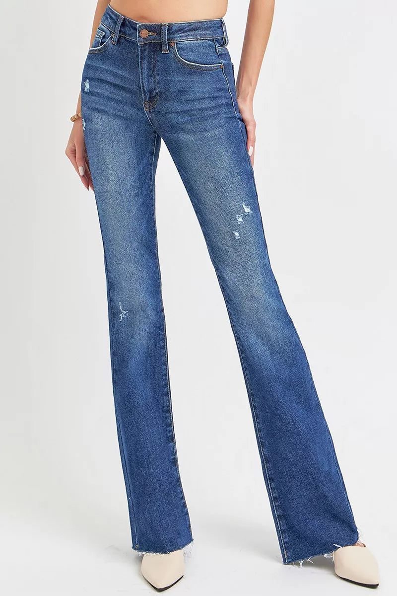 Jax Flare Jeans front view showing vintage-inspired silhouette