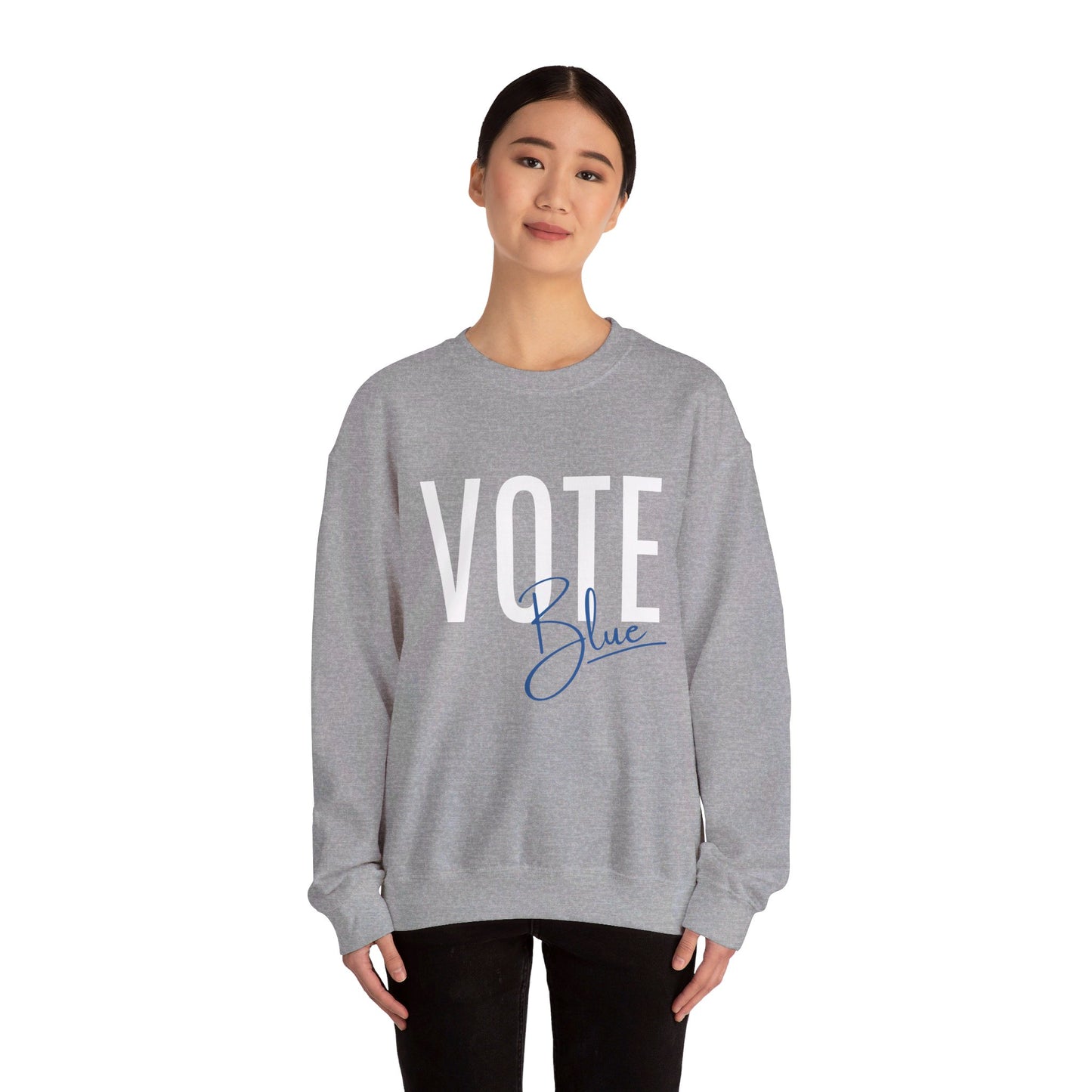 Vote Blue Crewneck Sweatshirt