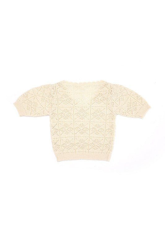 Nyx Crochet Knit Top