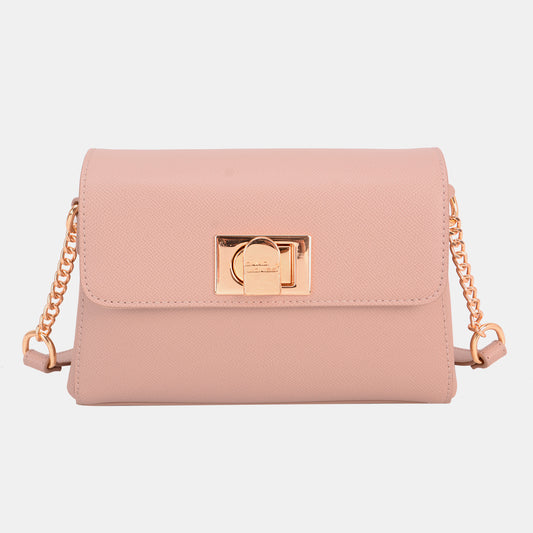 Vilina Faux Leather Crossbody Bag By David Jones