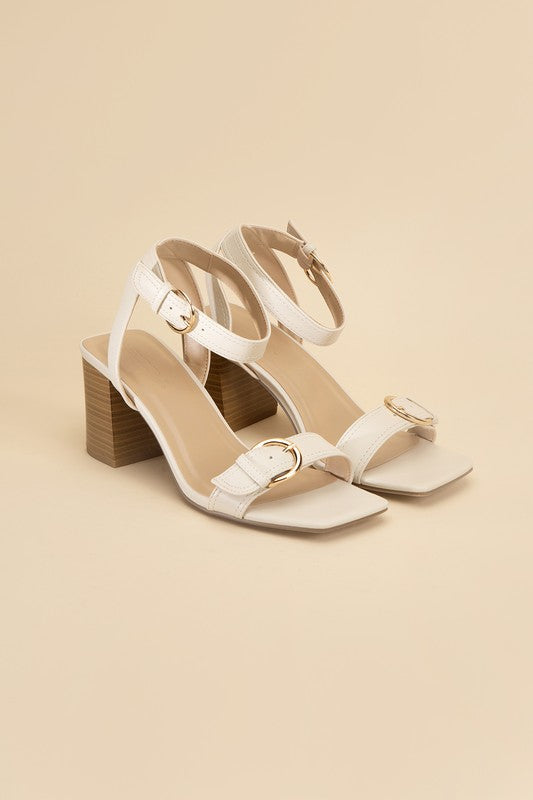 Marishka Buckle Sandal Heel