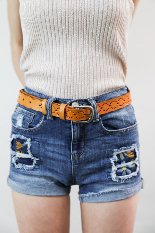 Nicole Bohemian Punched Out Belt