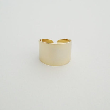 Fay Thick Wrap Ring – Adjustable in Gold, Silver, and Rose Gold