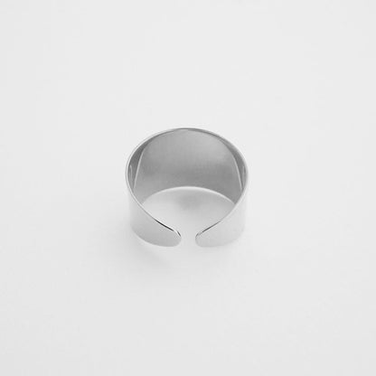 Fay Thick Wrap Ring – Adjustable in Gold, Silver, and Rose Gold