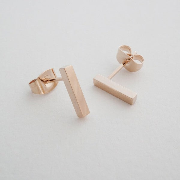 Makoa Mini Drop Bar Earrings