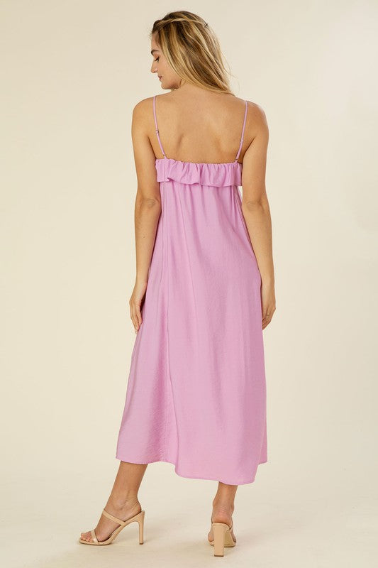 Kate Maxi Dress With Ruffles