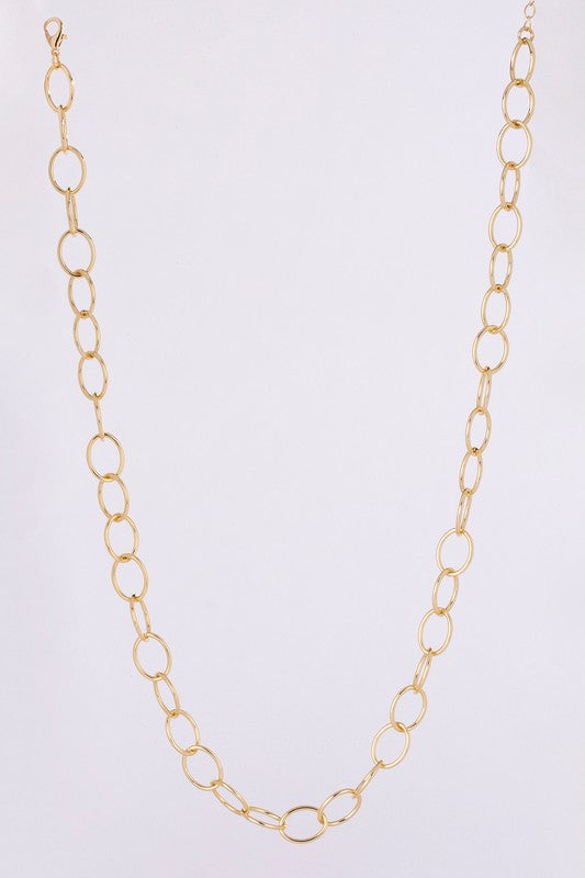 Kelsey Chain Bracelet And Necklace Set