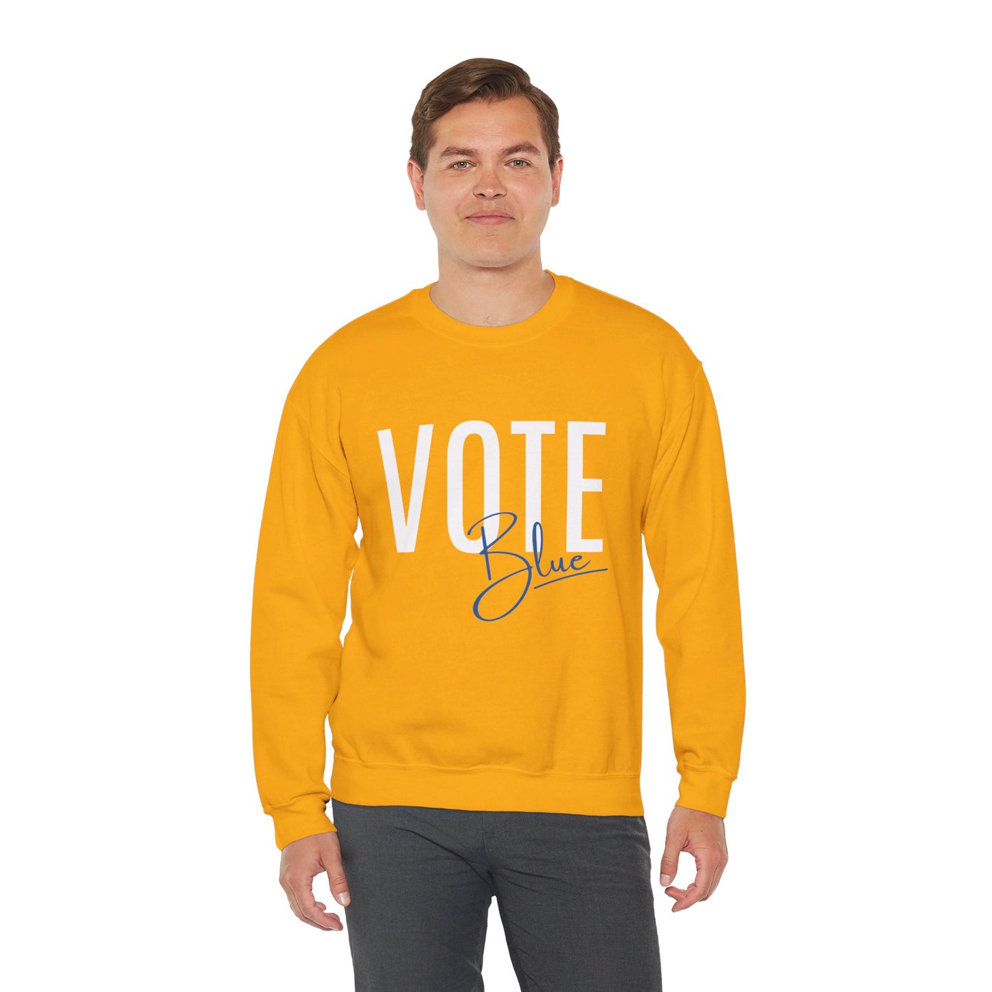 Vote Blue Crewneck Sweatshirt