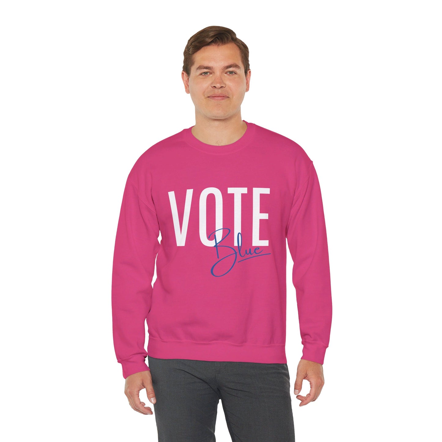 Vote Blue Crewneck Sweatshirt