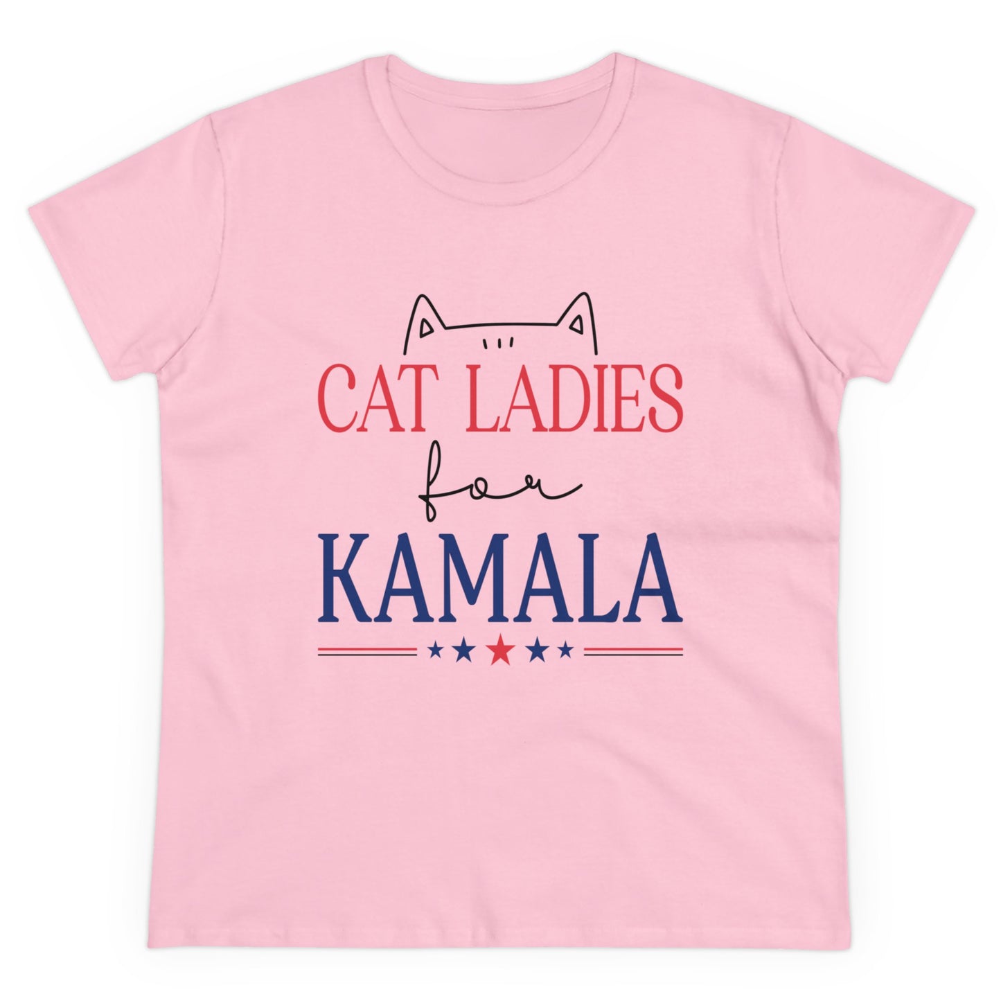 Cat Ladies for Kamala - Women's Midweight Cotton Tee