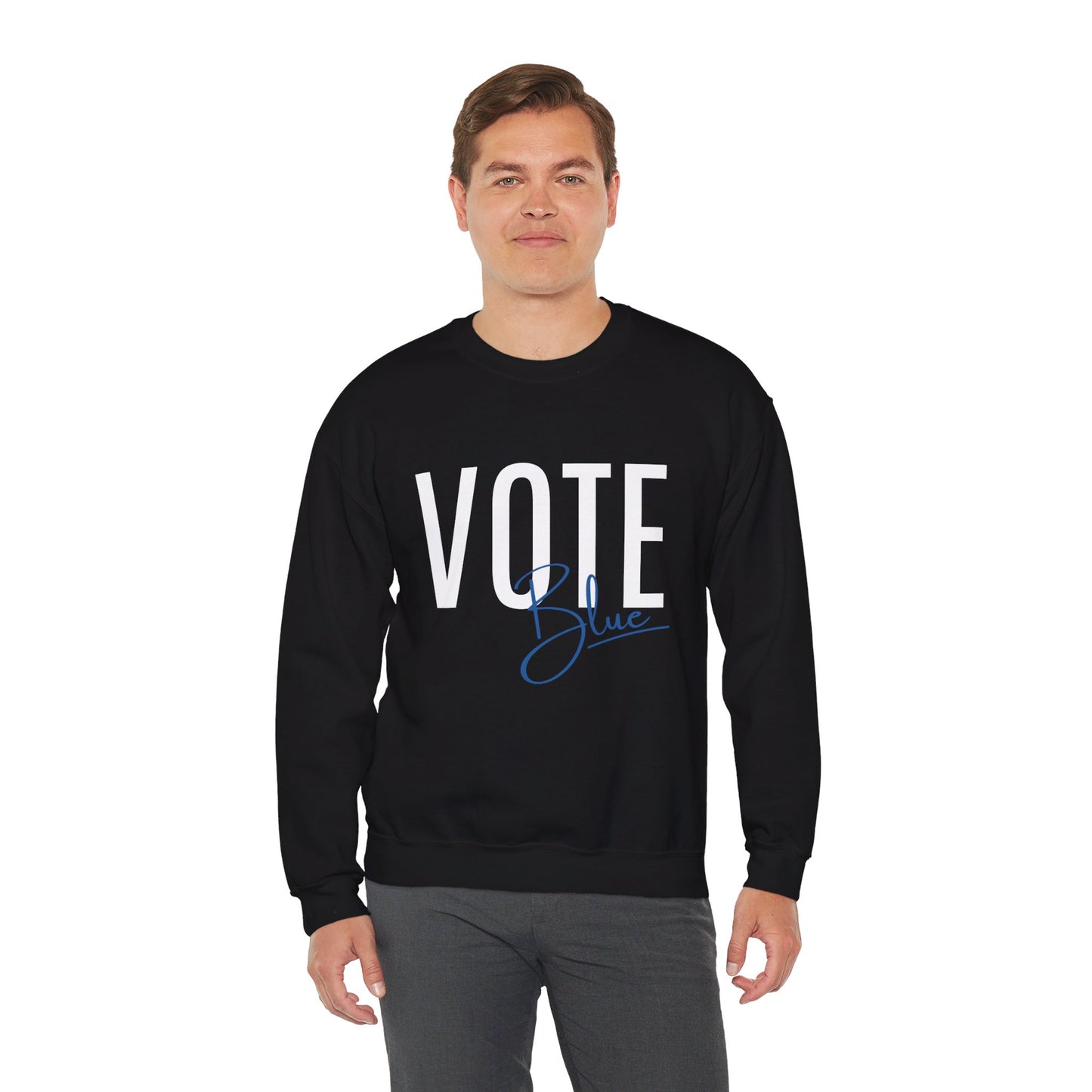 Vote Blue Crewneck Sweatshirt