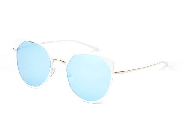 Nadine Round Cat Eye Fashion Sunglasses