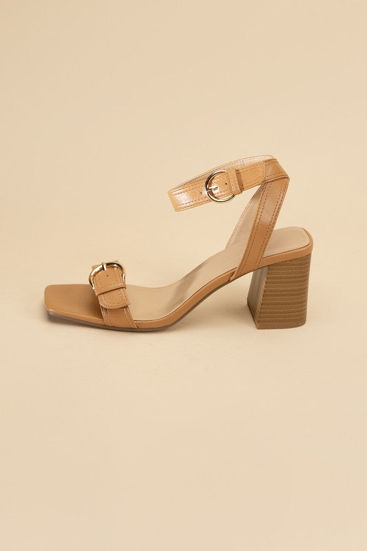 Marishka Buckle Sandal Heel