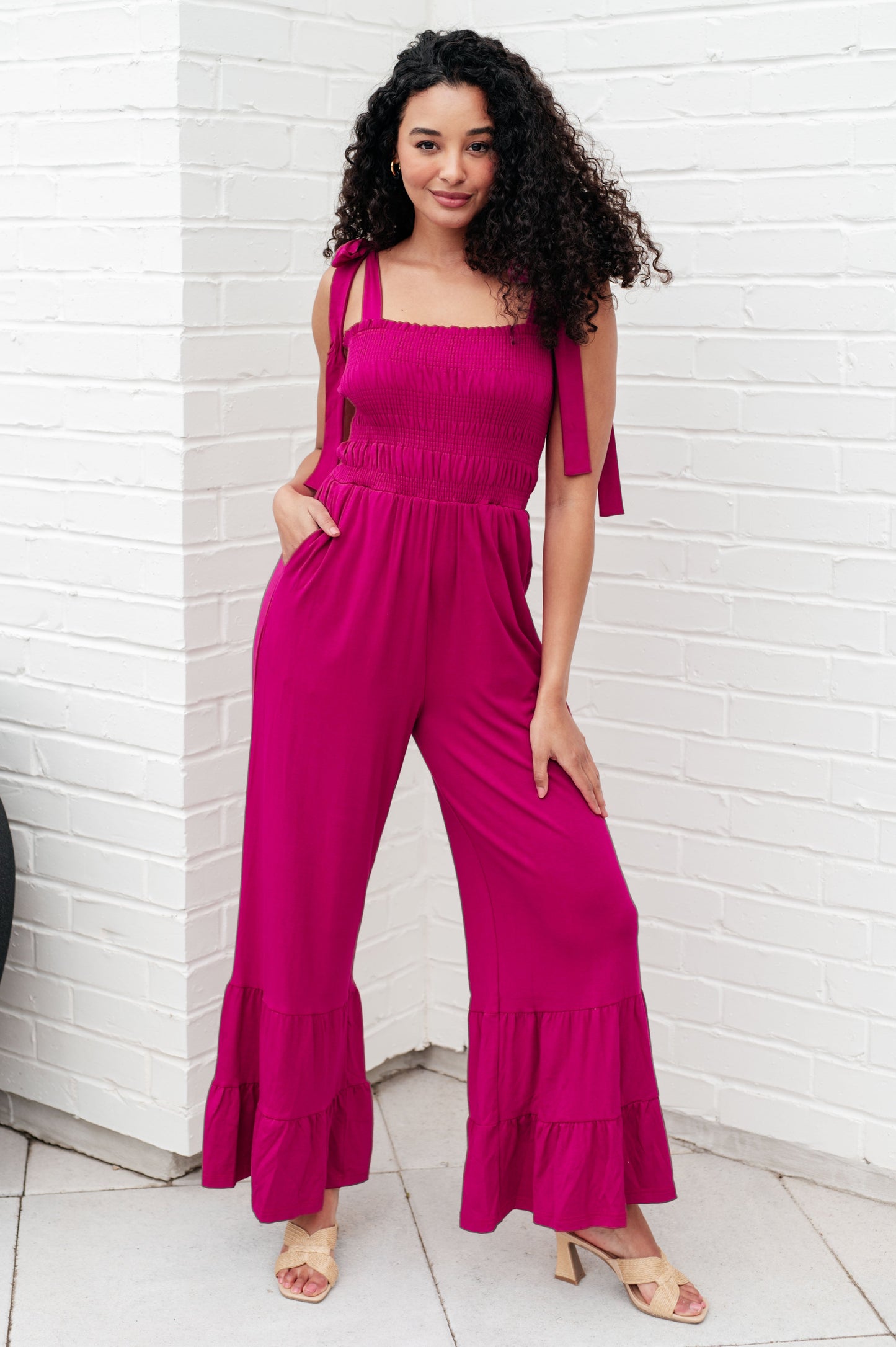 Lucia Jersey Knit Jumpsuit