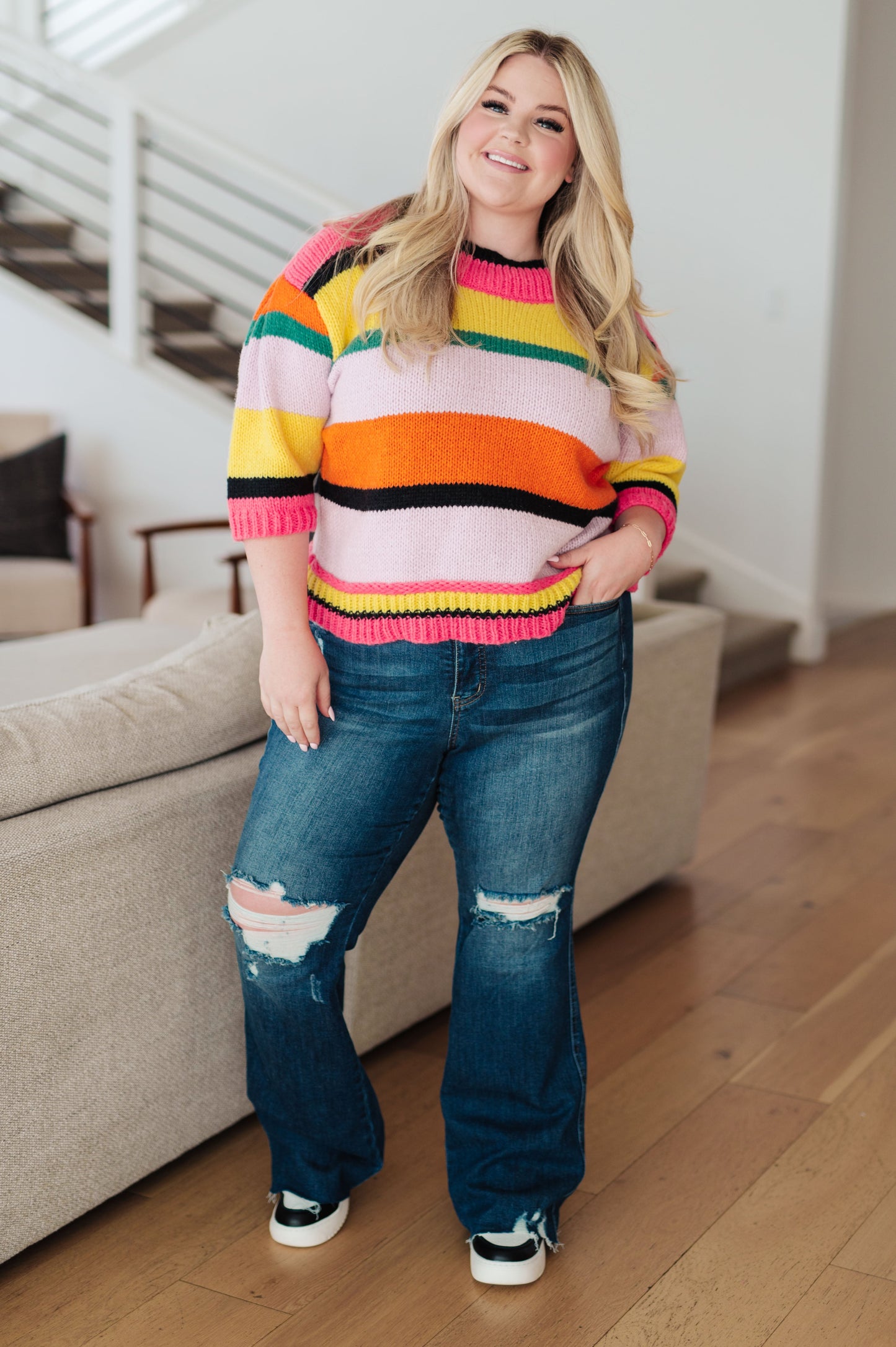 Aurelia Striped Sweater