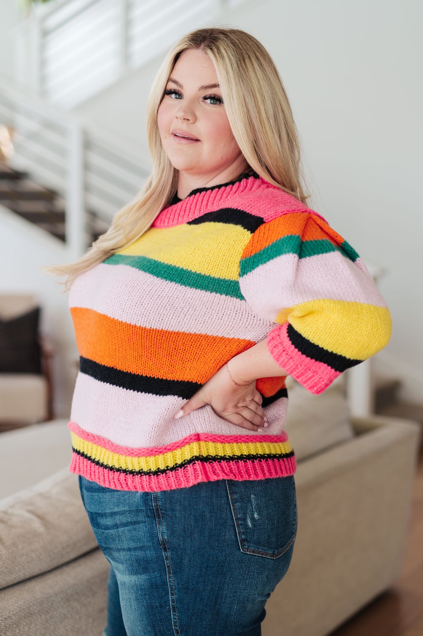 Aurelia Striped Sweater