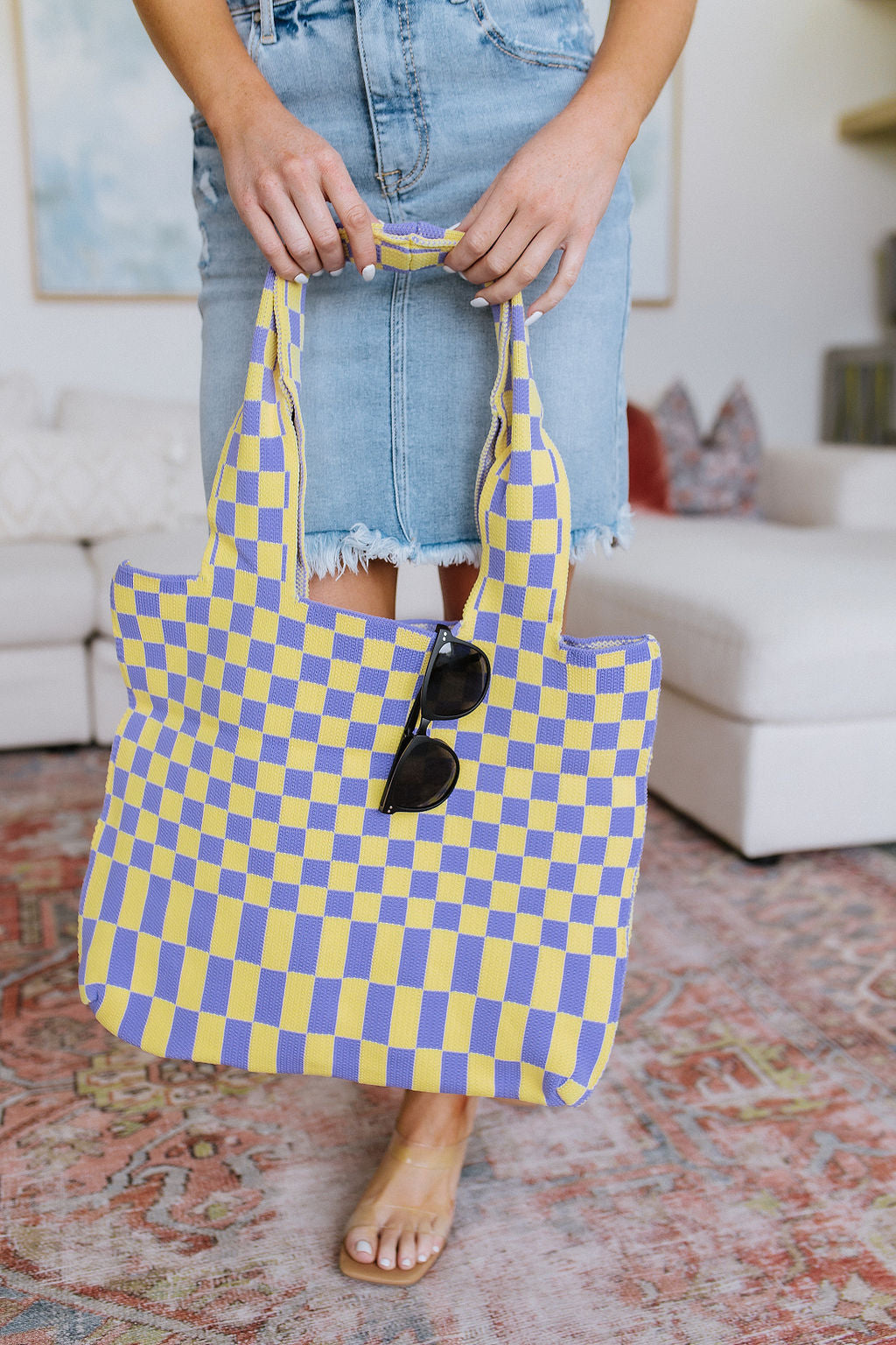 Lola Checkerboard Lazy Wind Big Bag