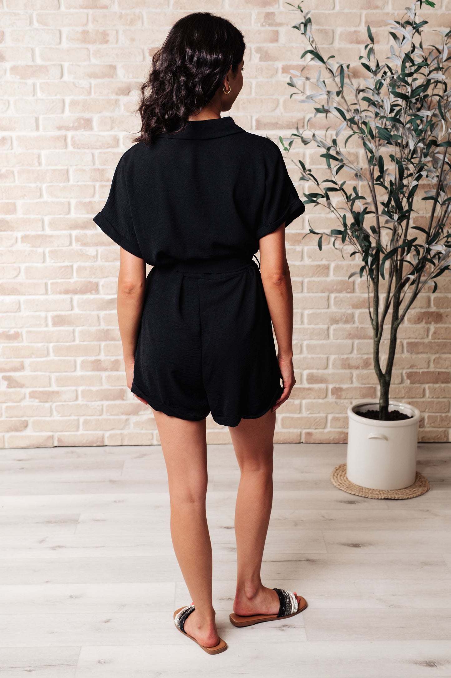 Victoria V-Neck Romper