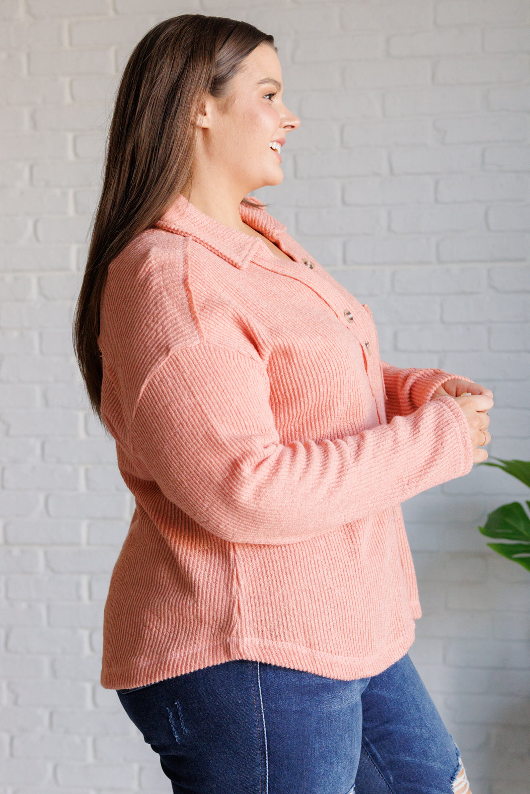 Janet Ribbed Knit Pullover