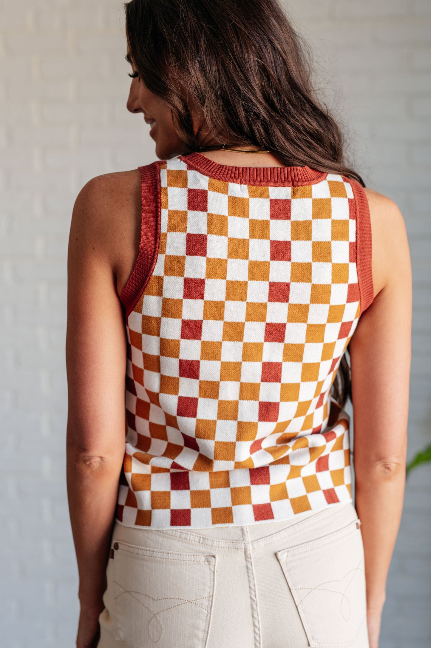 Millie Checkered Tank